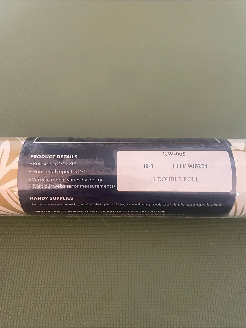 Hygge & West Conservatory Floral Wallpaper in Bronze and Cream